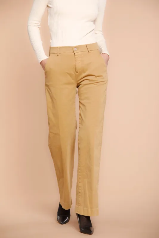 New York Straight woman satin chino pants sold by Mason's