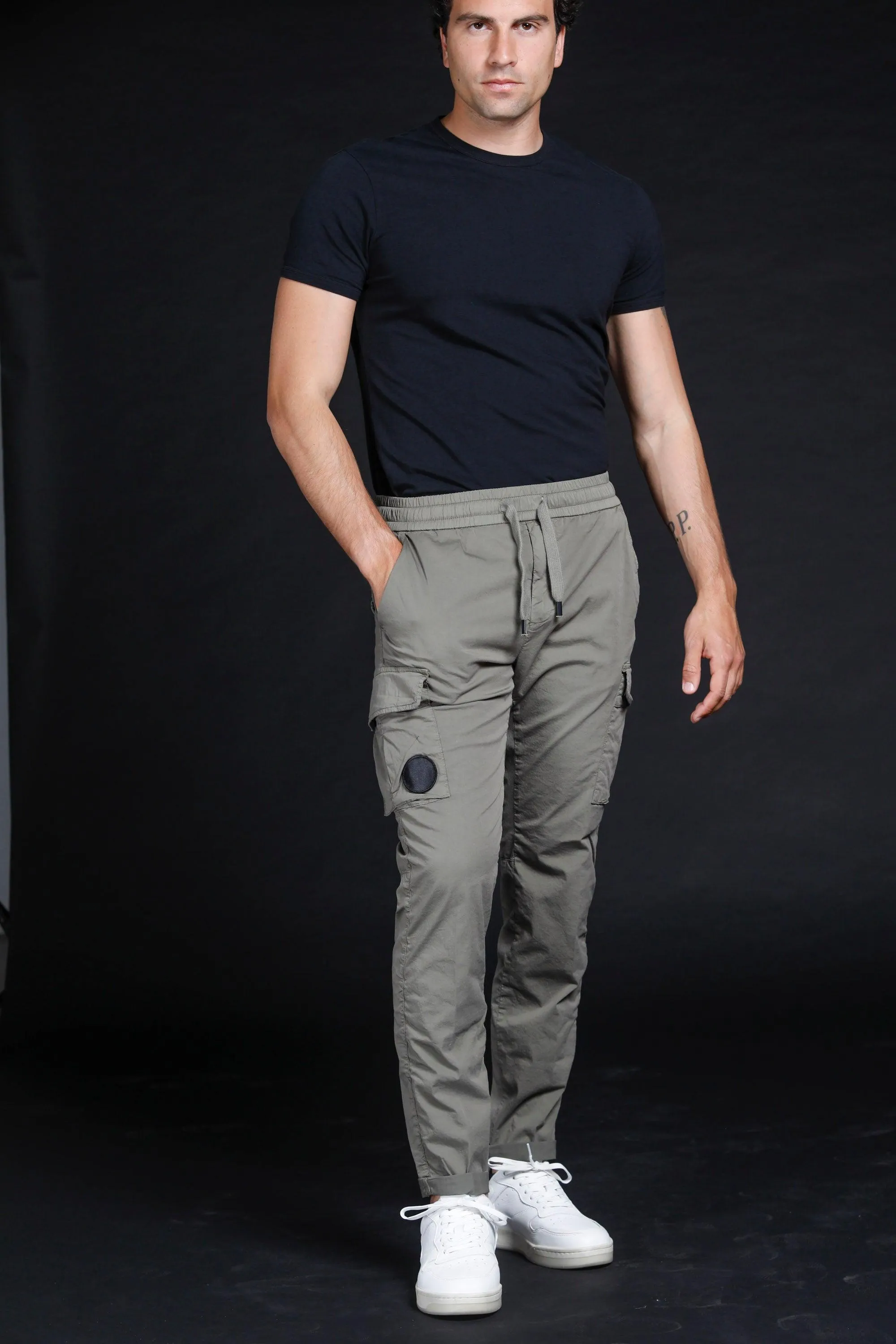 Chile Sport City man cargo pants in nylon and cotton Logo edition carrot fit sold by Mason's product image thumbnail 2