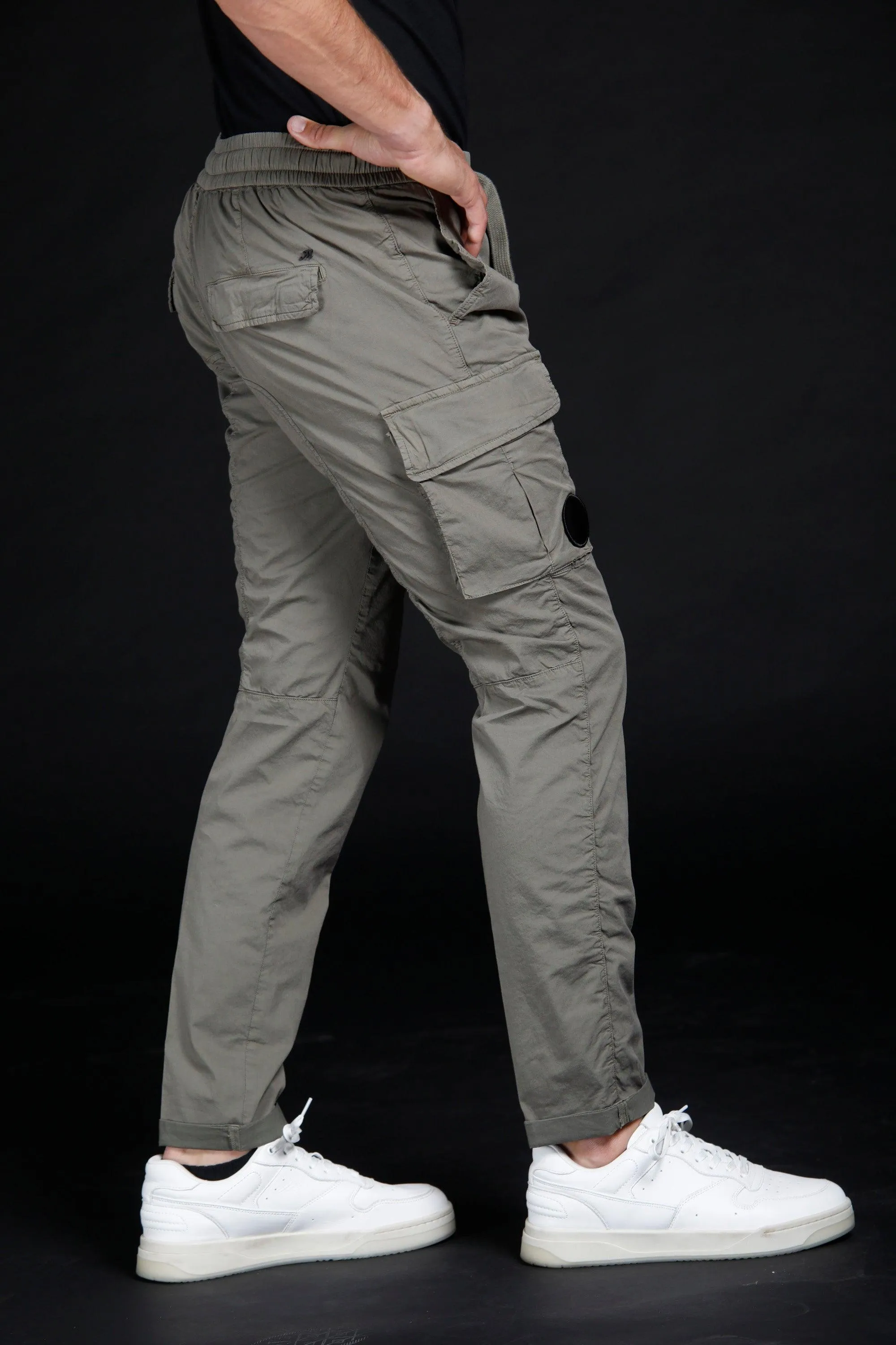 Chile Sport City man cargo pants in nylon and cotton Logo edition carrot fit sold by Mason's product image thumbnail 4