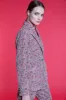 Theresa woman velvet blazer with floral pattern sold by Mason's