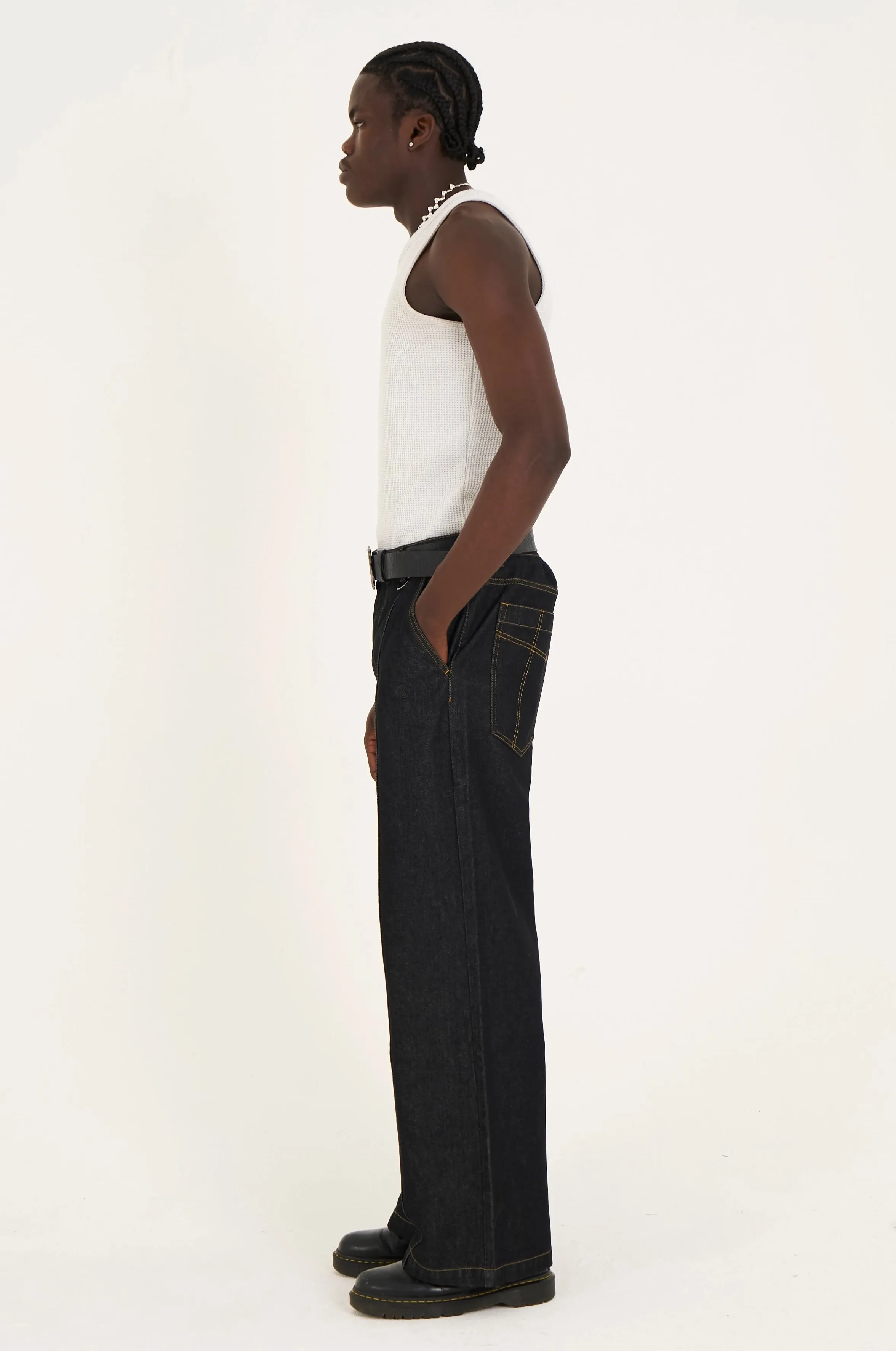Outcast Pleated Wide Leg Jeans sold by The Ragged Priest product image thumbnail 4