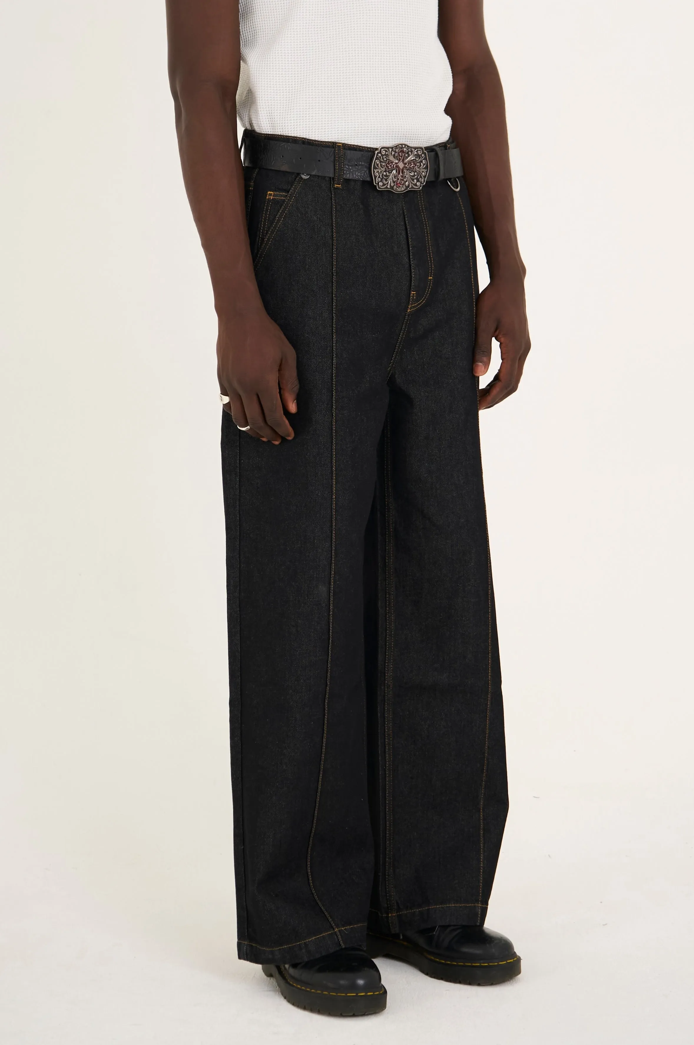 Outcast Pleated Wide Leg Jeans sold by The Ragged Priest product image thumbnail 3