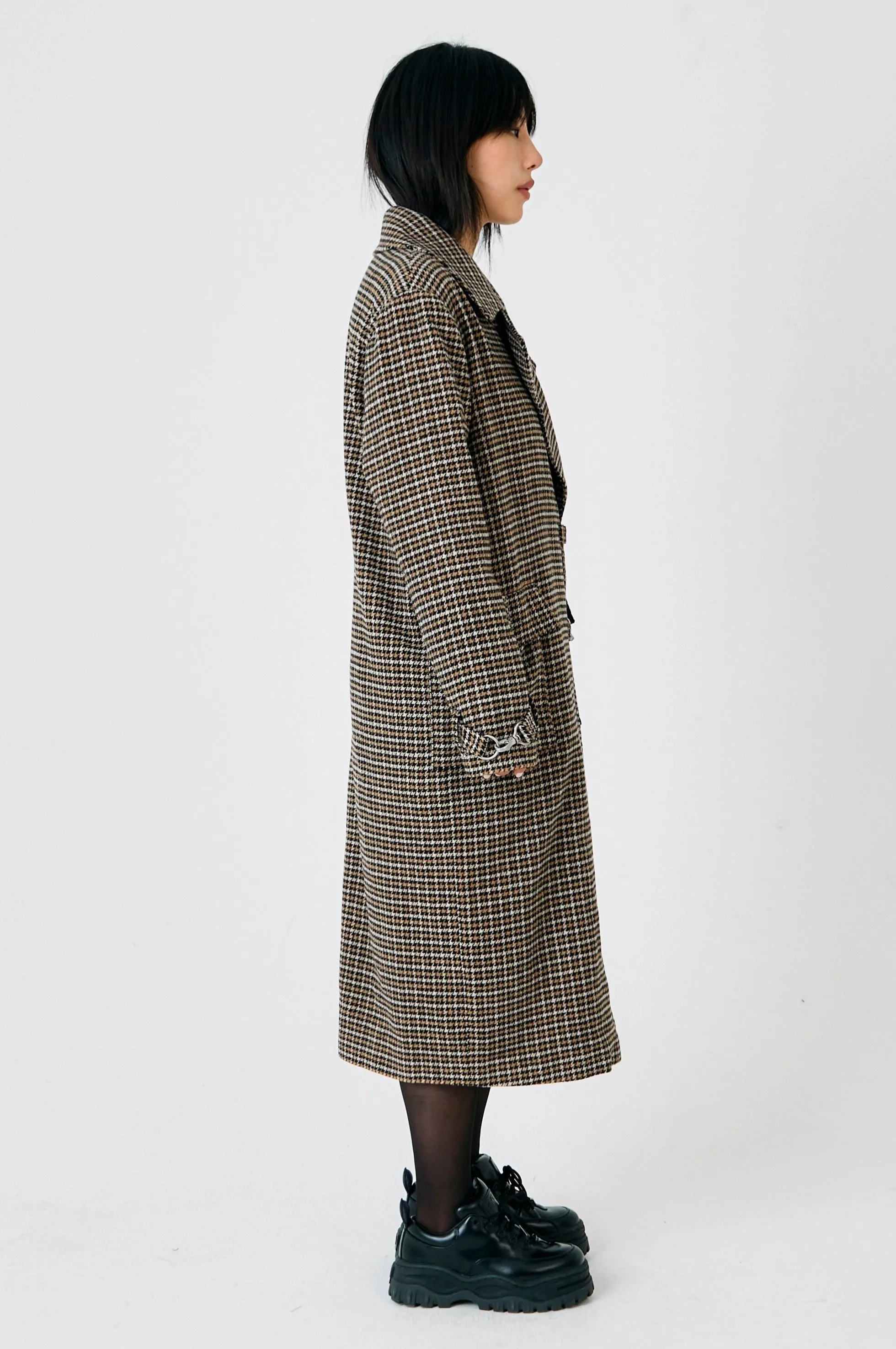 Dale Houndstooth Check Coat sold by The Ragged Priest product image thumbnail 5
