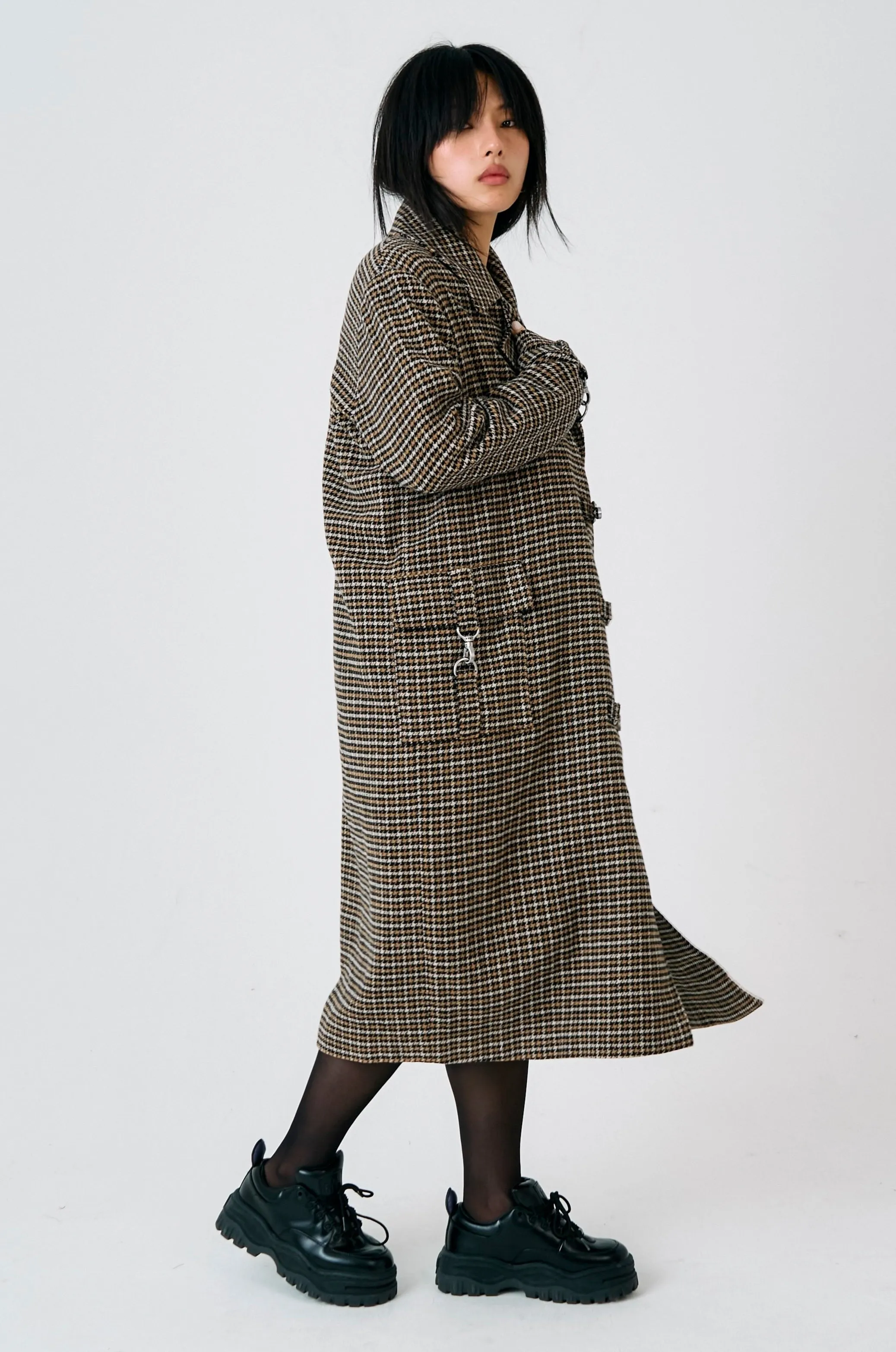 Dale Houndstooth Check Coat sold by The Ragged Priest product image thumbnail 3