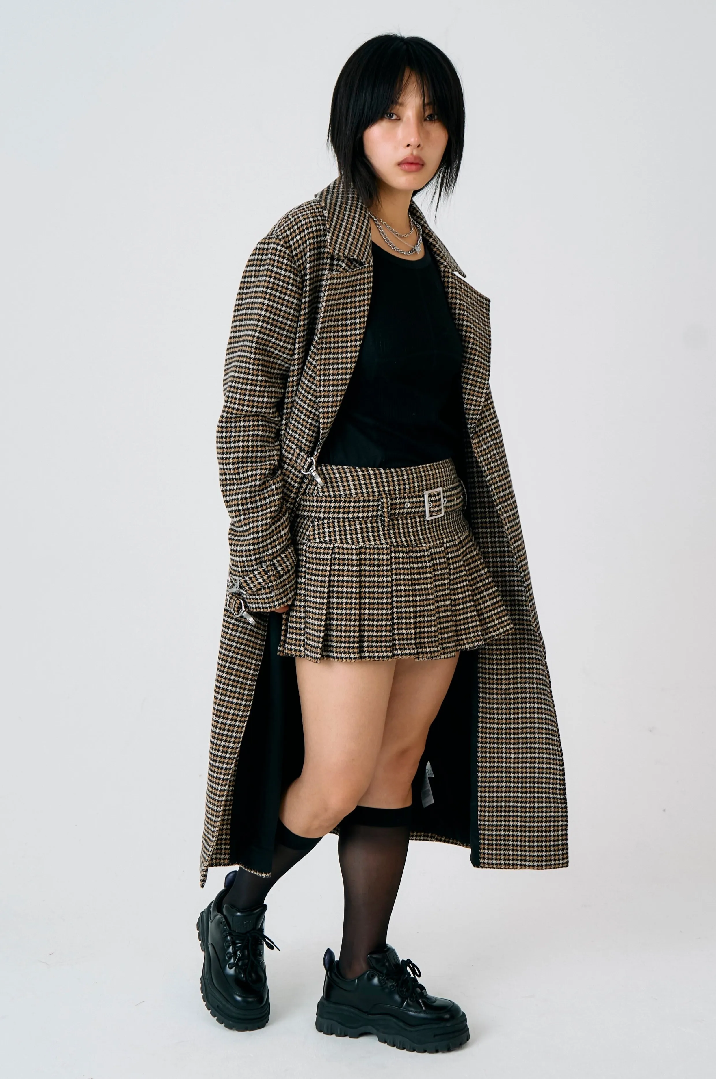 Dale Houndstooth Check Coat sold by The Ragged Priest product image thumbnail 2