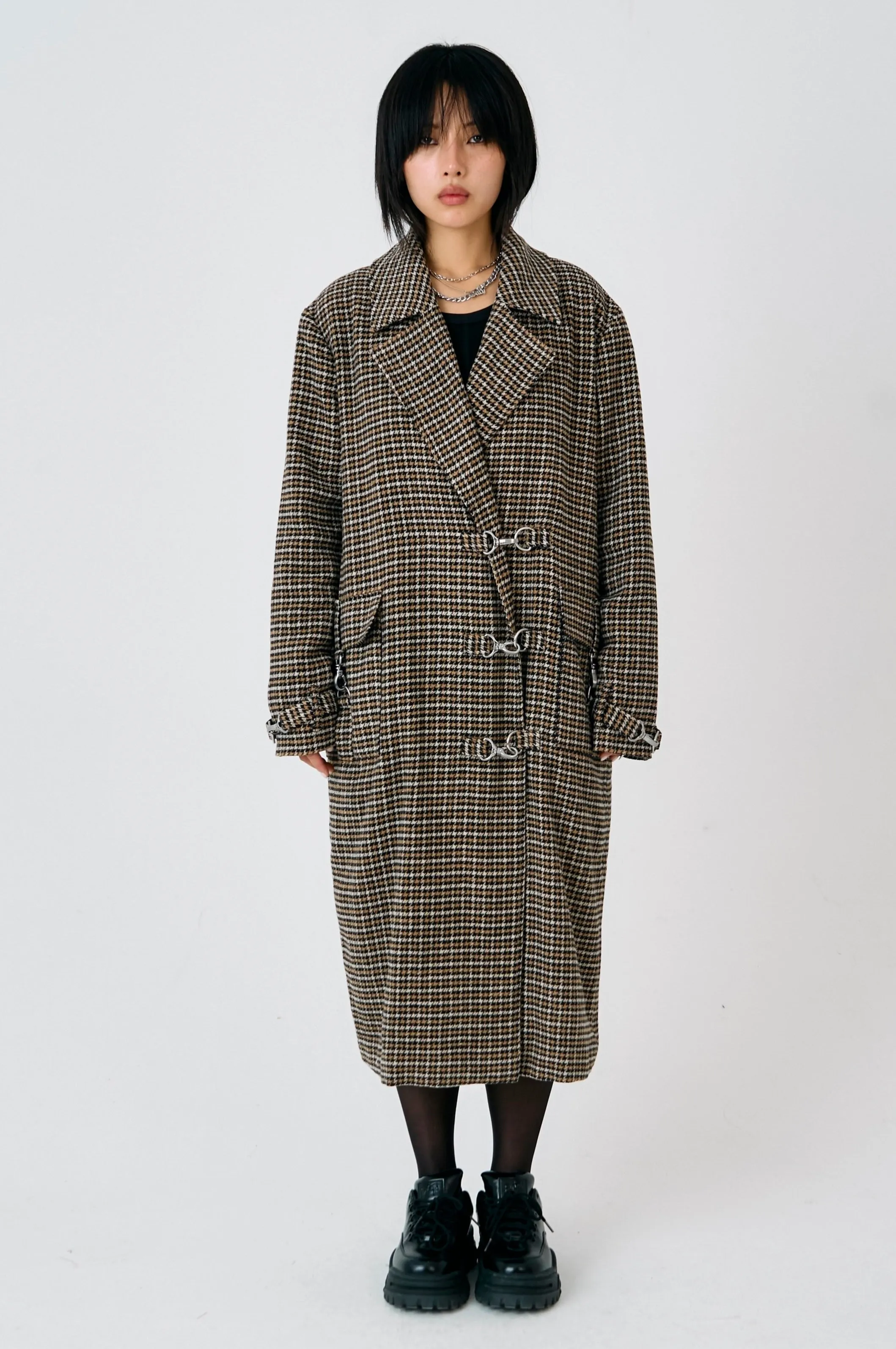 Dale Houndstooth Check Coat sold by The Ragged Priest product image thumbnail 4