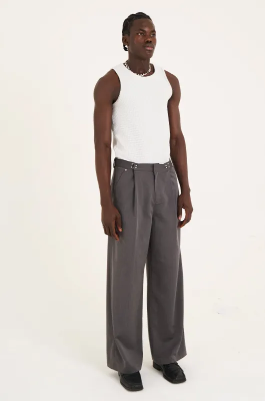 Judos Relaxed Pleated Suit Pants sold by The Ragged Priest