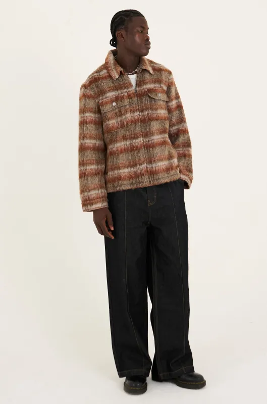 Fire Brushed Check Jacket sold by The Ragged Priest