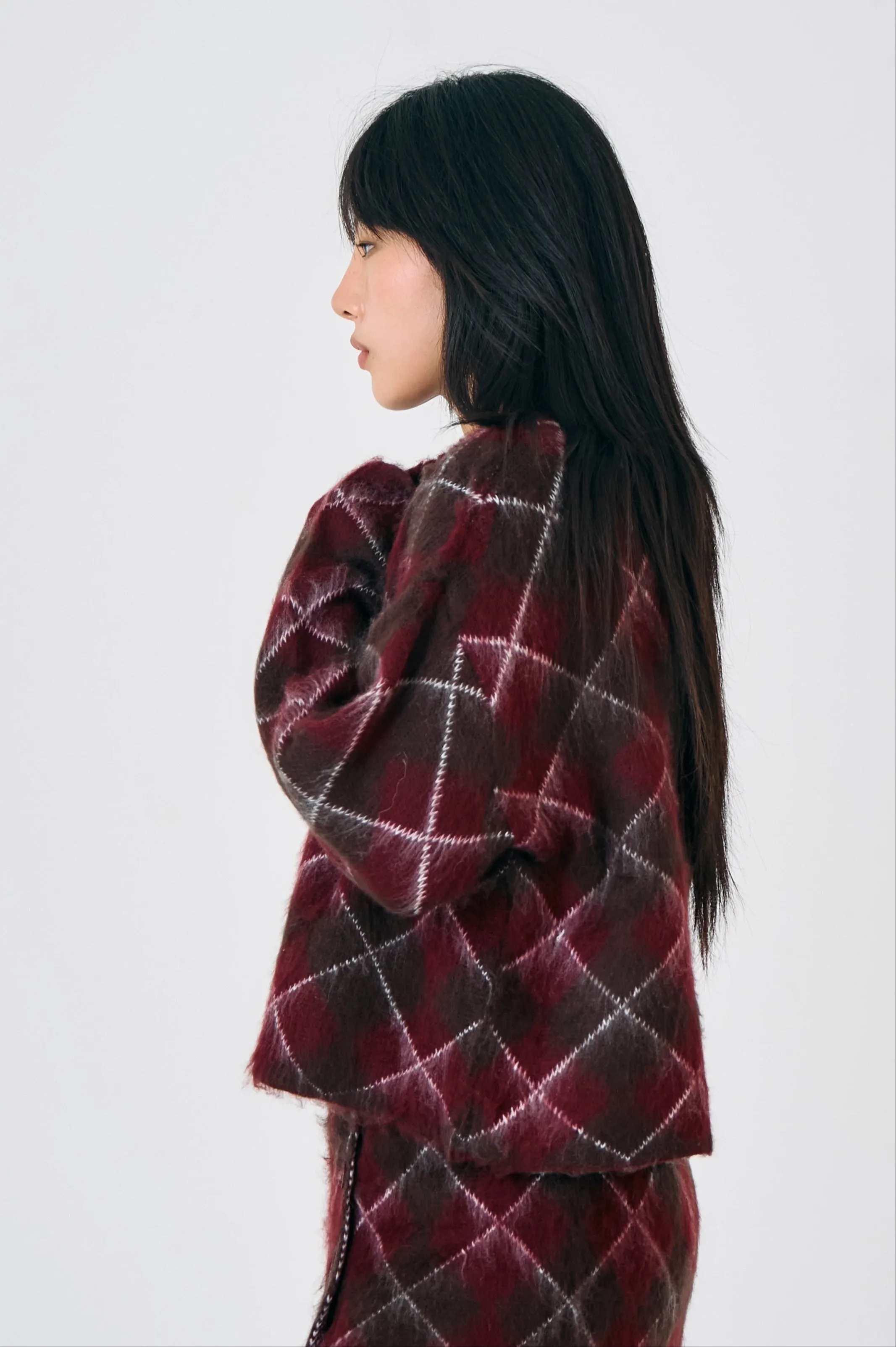 Manor Argyle Knit Cardigan sold by The Ragged Priest product image thumbnail 3