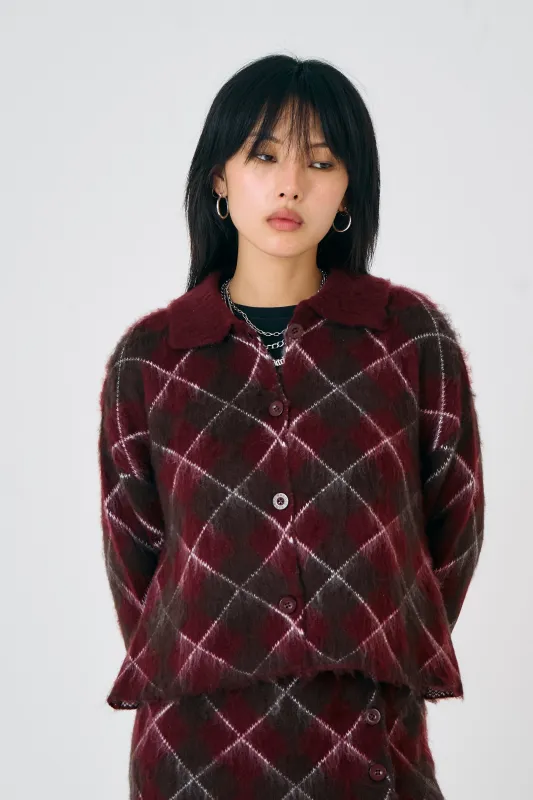Manor Argyle Knit Cardigan made by The Ragged Priest