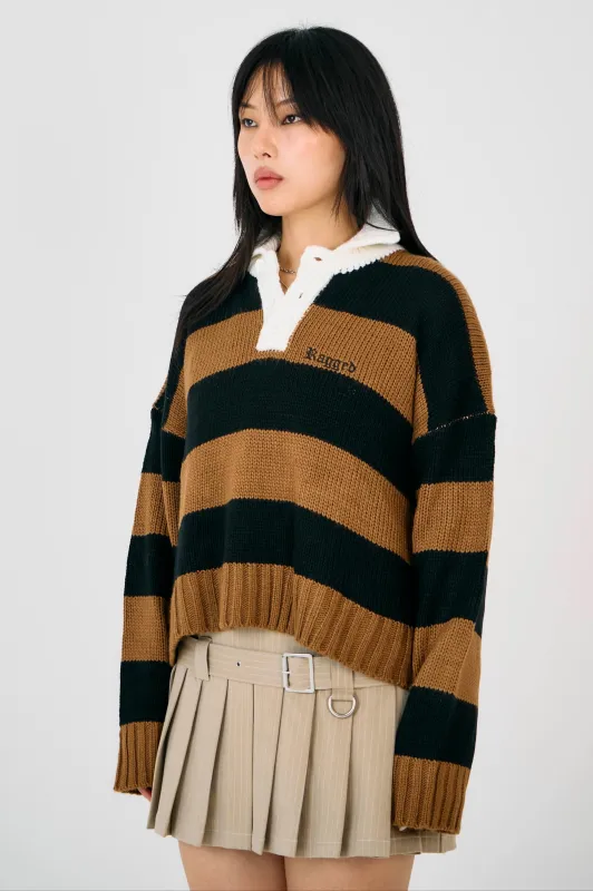 League Stripe Rugby Knit sold by The Ragged Priest