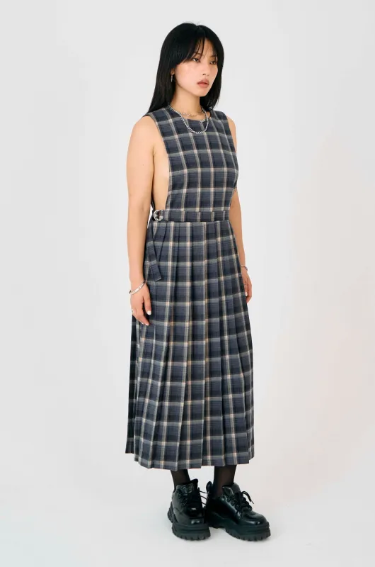 Memo Check Midi Dress sold by The Ragged Priest