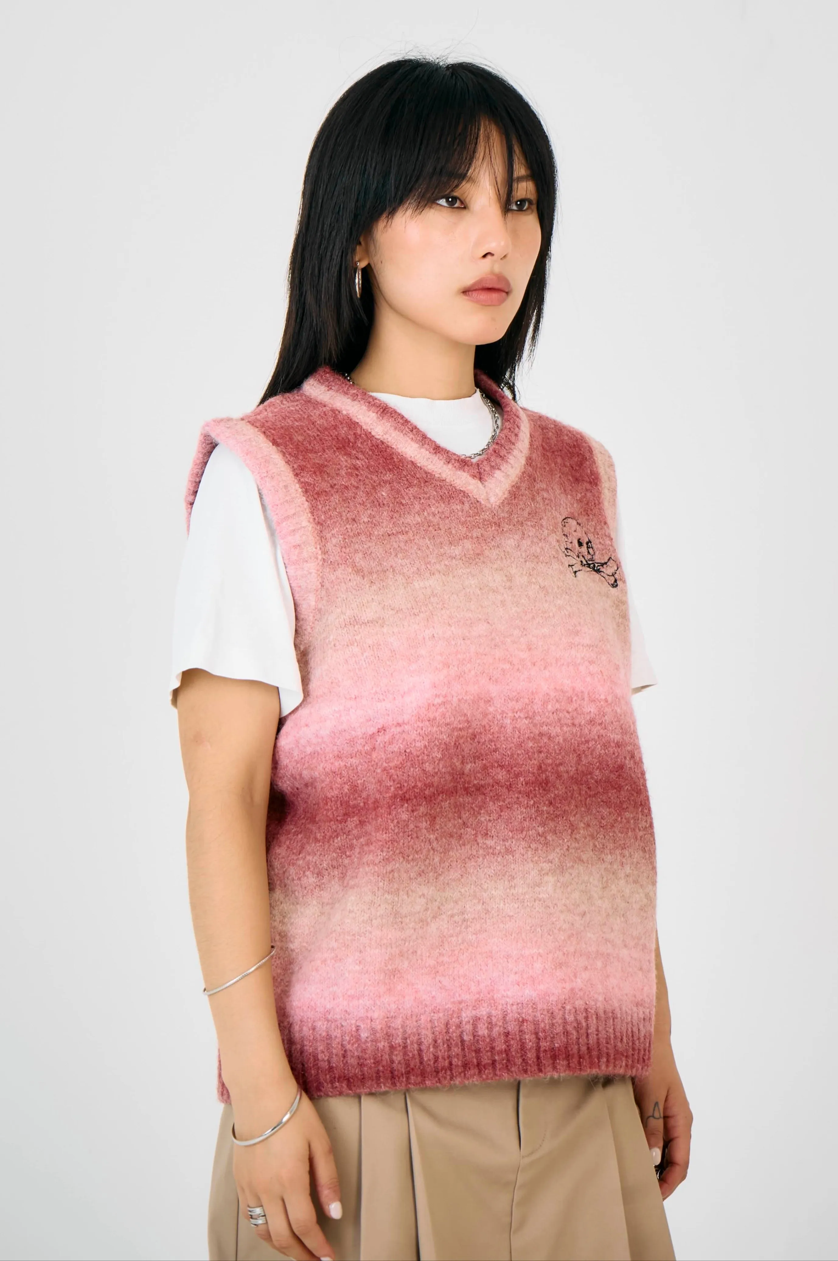 Club Spacedye Knit Vest sold by The Ragged Priest product image thumbnail 2