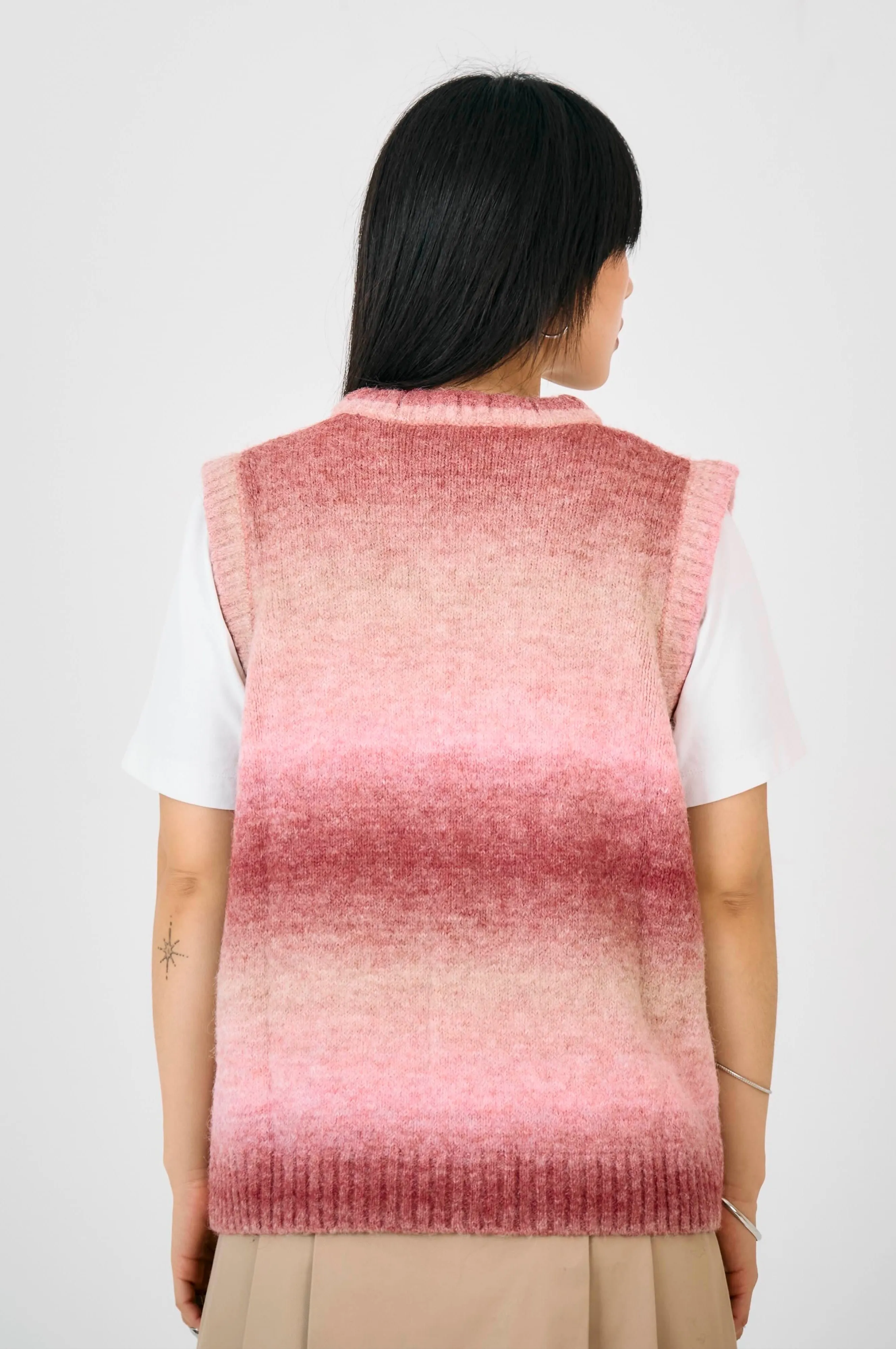 Club Spacedye Knit Vest sold by The Ragged Priest product image thumbnail 4