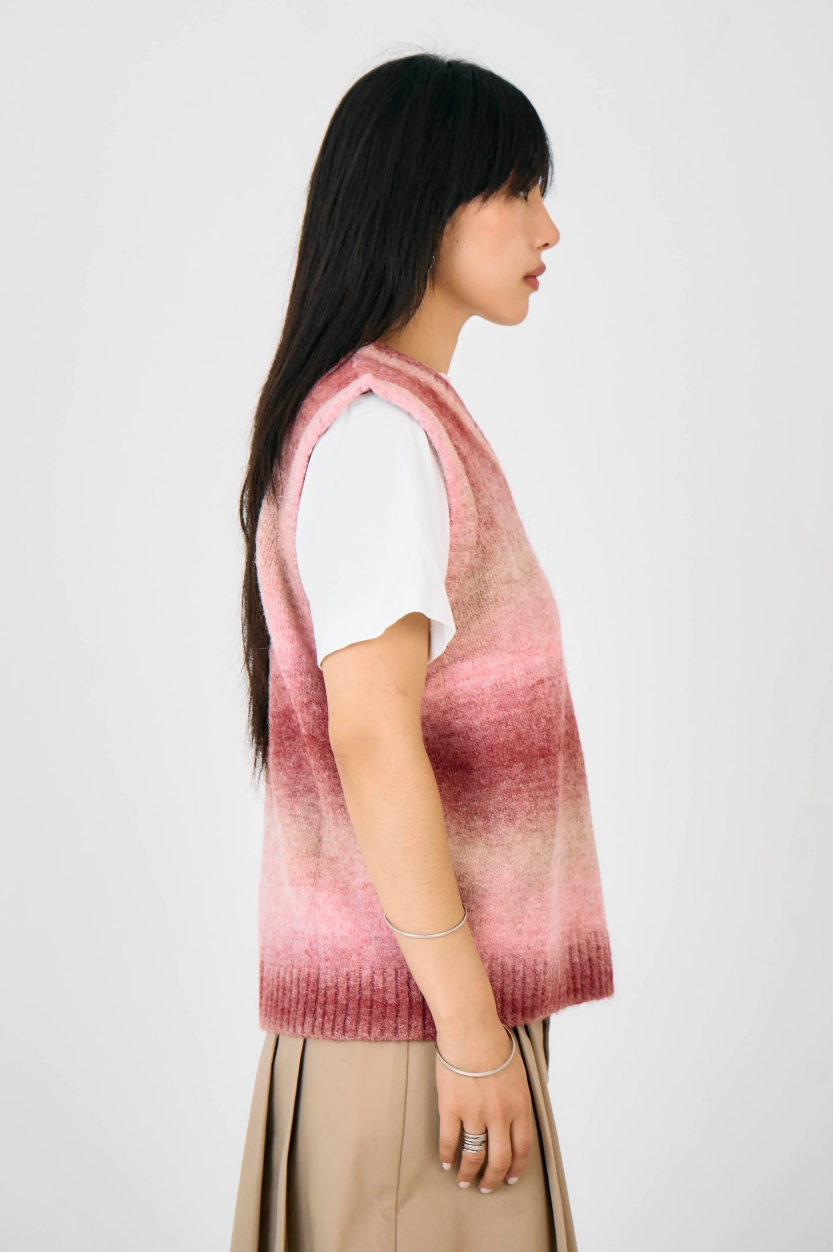 Club Spacedye Knit Vest sold by The Ragged Priest product image thumbnail 3