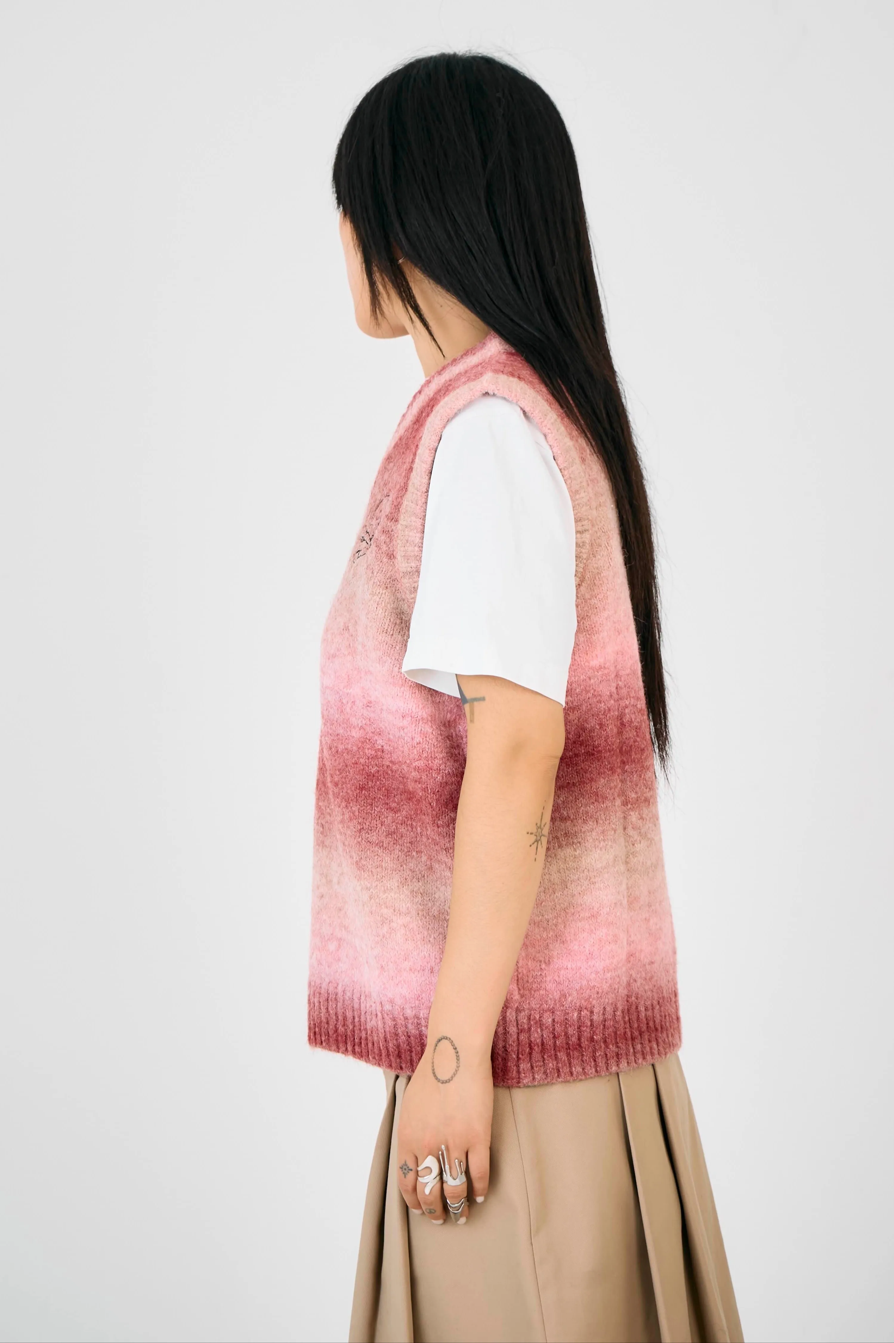 Club Spacedye Knit Vest sold by The Ragged Priest product image thumbnail 5