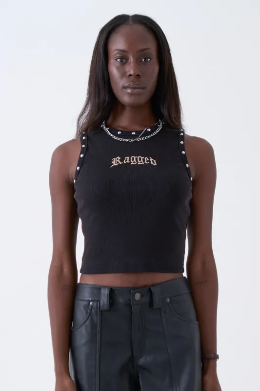 Rivet Logo Tank Top sold by The Ragged Priest