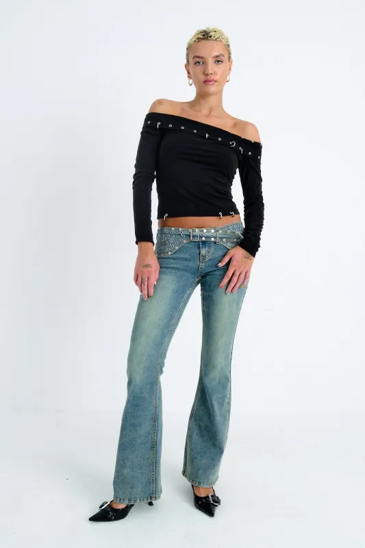 Charlotte Bootcut Jeans made by The Ragged Priest