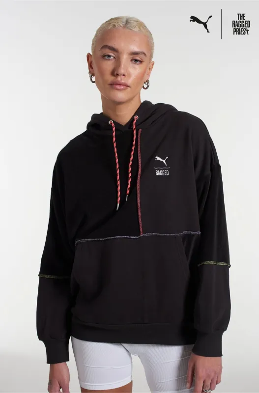 PUMA x The Ragged Priest Black Jersey Hoodie sold by The Ragged Priest