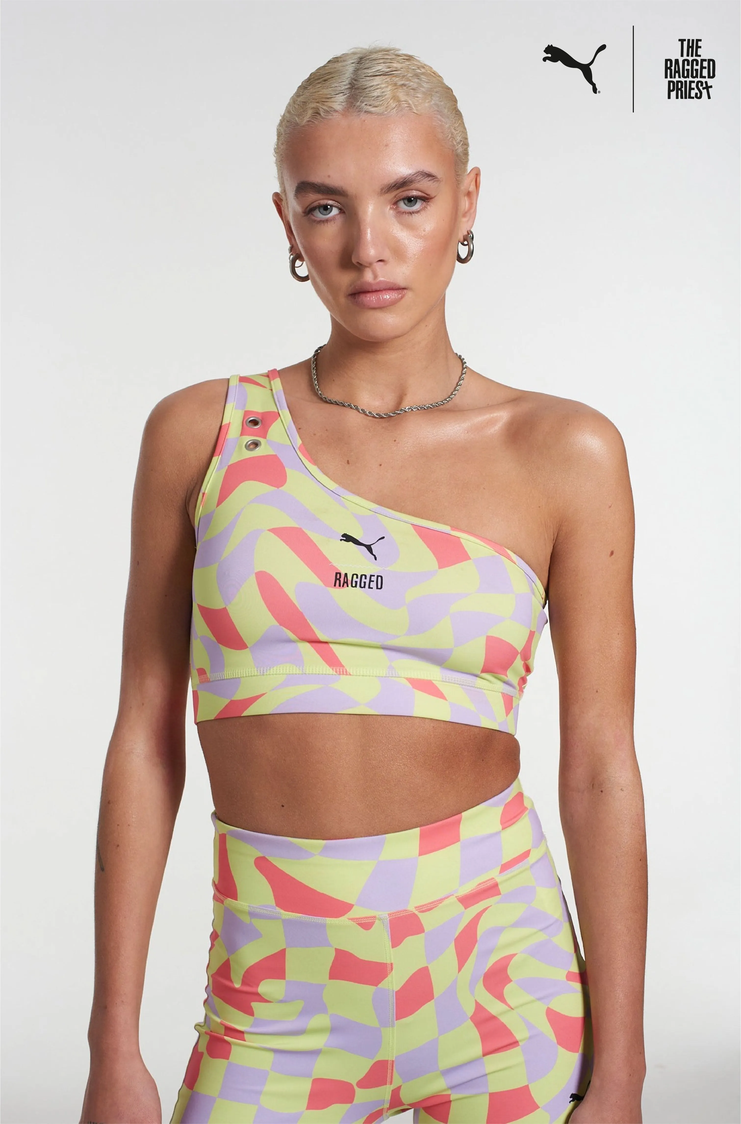 Puma X The Ragged Priest All Over Print Crop Top sold by The Ragged Priest