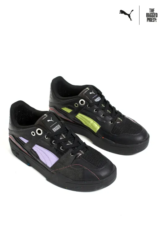 PUMA x The Ragged Priest Black & Violet Slipstream Trainer sold by The Ragged Priest