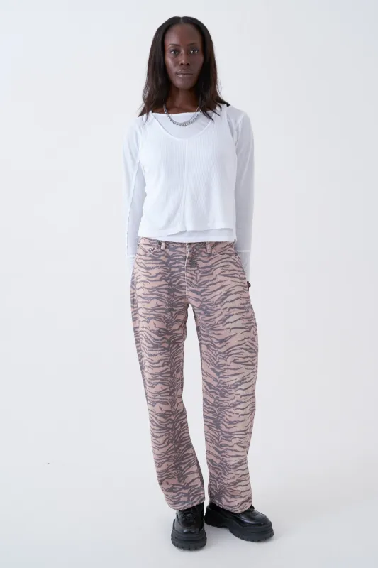 Tiger Print Dad Jeans sold by The Ragged Priest