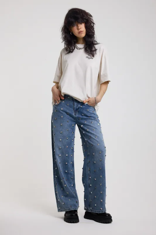 Clutter Studded Release Jeans sold by The Ragged Priest