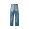 0107SSHW - Womens Wide Straight “MONROE” Denim HW (Super Smooth) - sold by Full Count