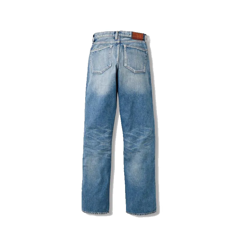 0107SSHW - Womens Wide Straight “MONROE” Denim HW (Super Smooth) - sold by Full Count product image thumbnail 2