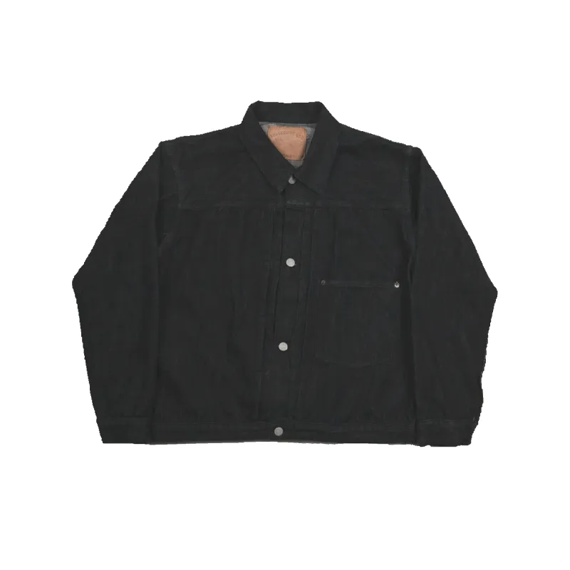 S2107BKSS-BIG - WW2 Type 1 Black Denim Jacket (Super Smooth) Limited Item sold by Full Count