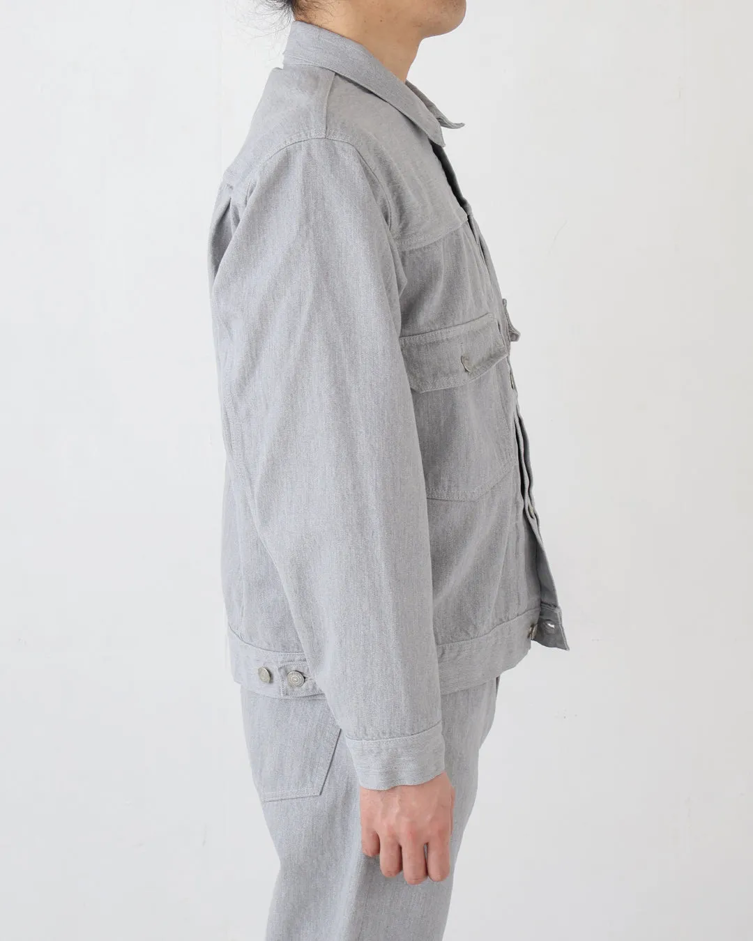2102G - 2102 Sweat Denim Jacket - sold by Full Count product image thumbnail 5