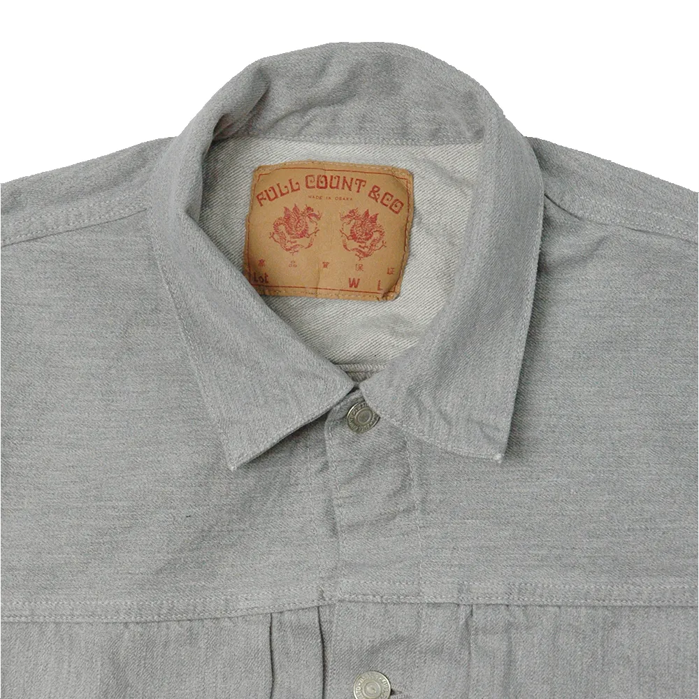 2102G - 2102 Sweat Denim Jacket - sold by Full Count product image thumbnail 3