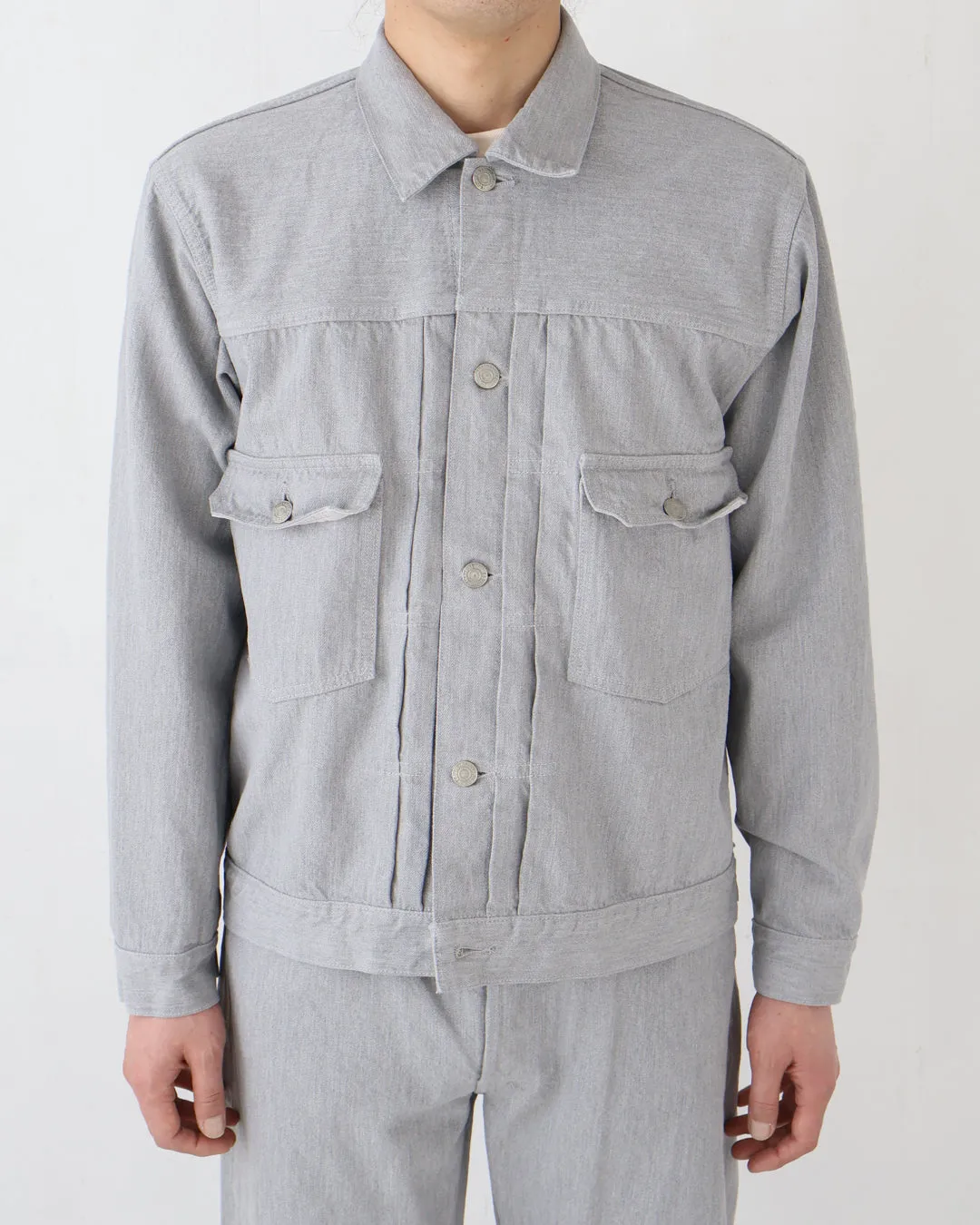 2102G - 2102 Sweat Denim Jacket - sold by Full Count product image thumbnail 4