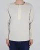 5502H - Cotton Rib Henley Neck L/S T-Shirt - sold by Full Count