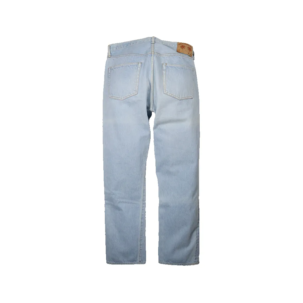 1102-PBA - Straight Denim “Paris by Air” - sold by Full Count product image thumbnail 2