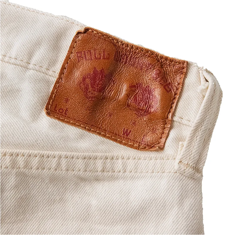 1101EC - Straight Ecru Denim - sold by Full Count product image thumbnail 5