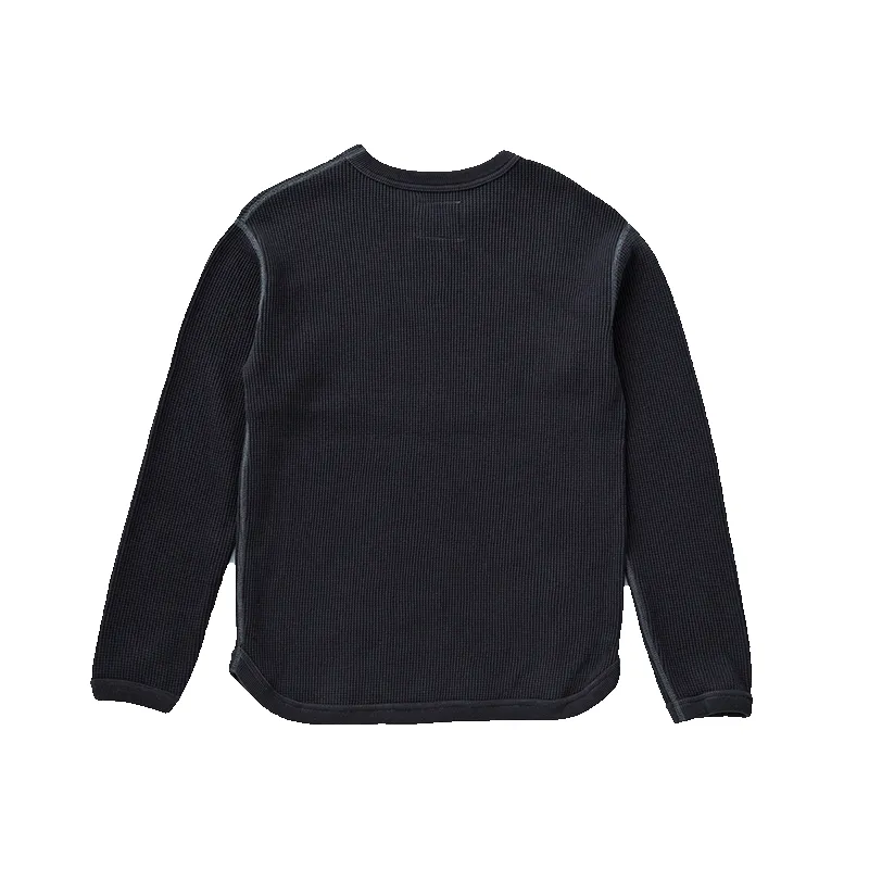 5964-22 - Heavyweight Waffle Long Sleeve T-Shirt - sold by Full Count product image thumbnail 4