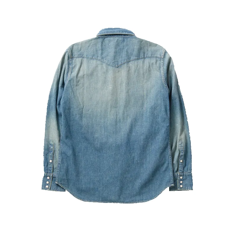4894HW - Denim Western Shirt - sold by Full Count product image thumbnail 2