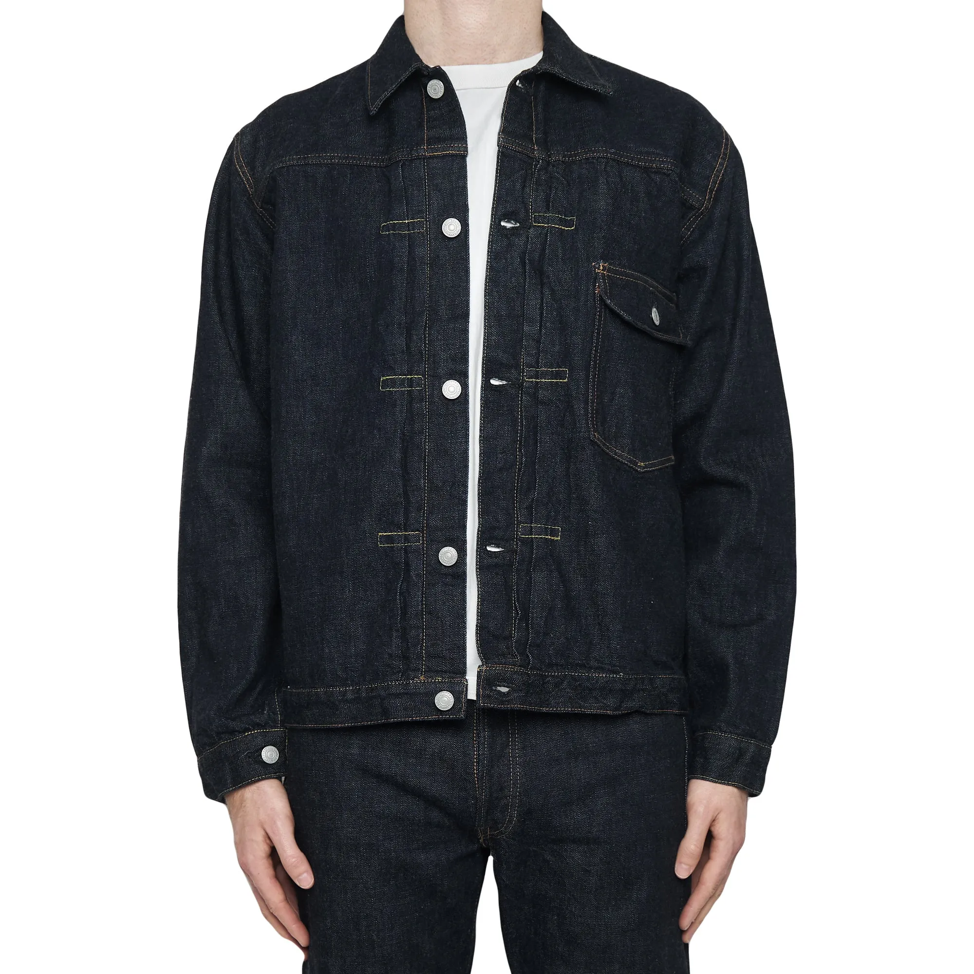 2107XX - Type 1 Denim Jacket - sold by Full Count product image thumbnail 3
