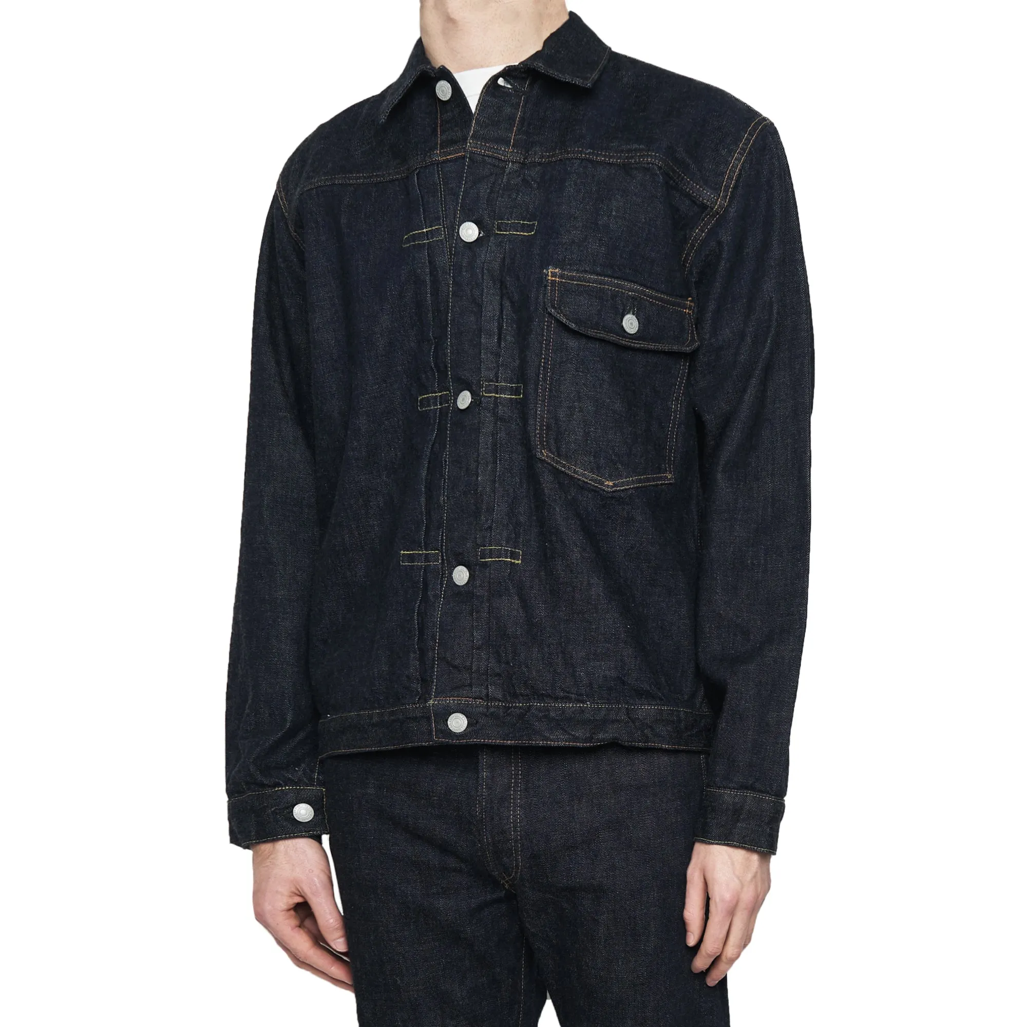 2107XX - Type 1 Denim Jacket - sold by Full Count product image thumbnail 4