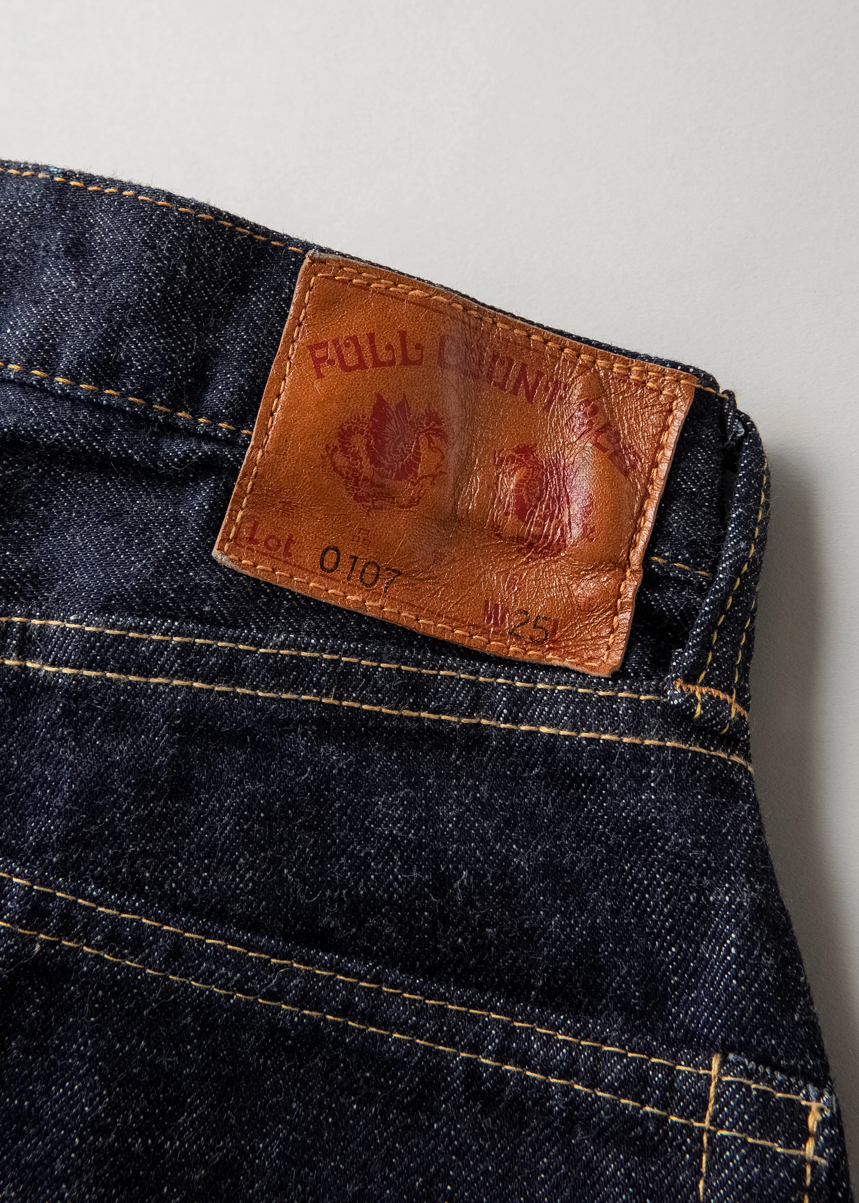 0107 - Womens Wide Straight “MONROE” Denim - sold by Full Count product image thumbnail 5