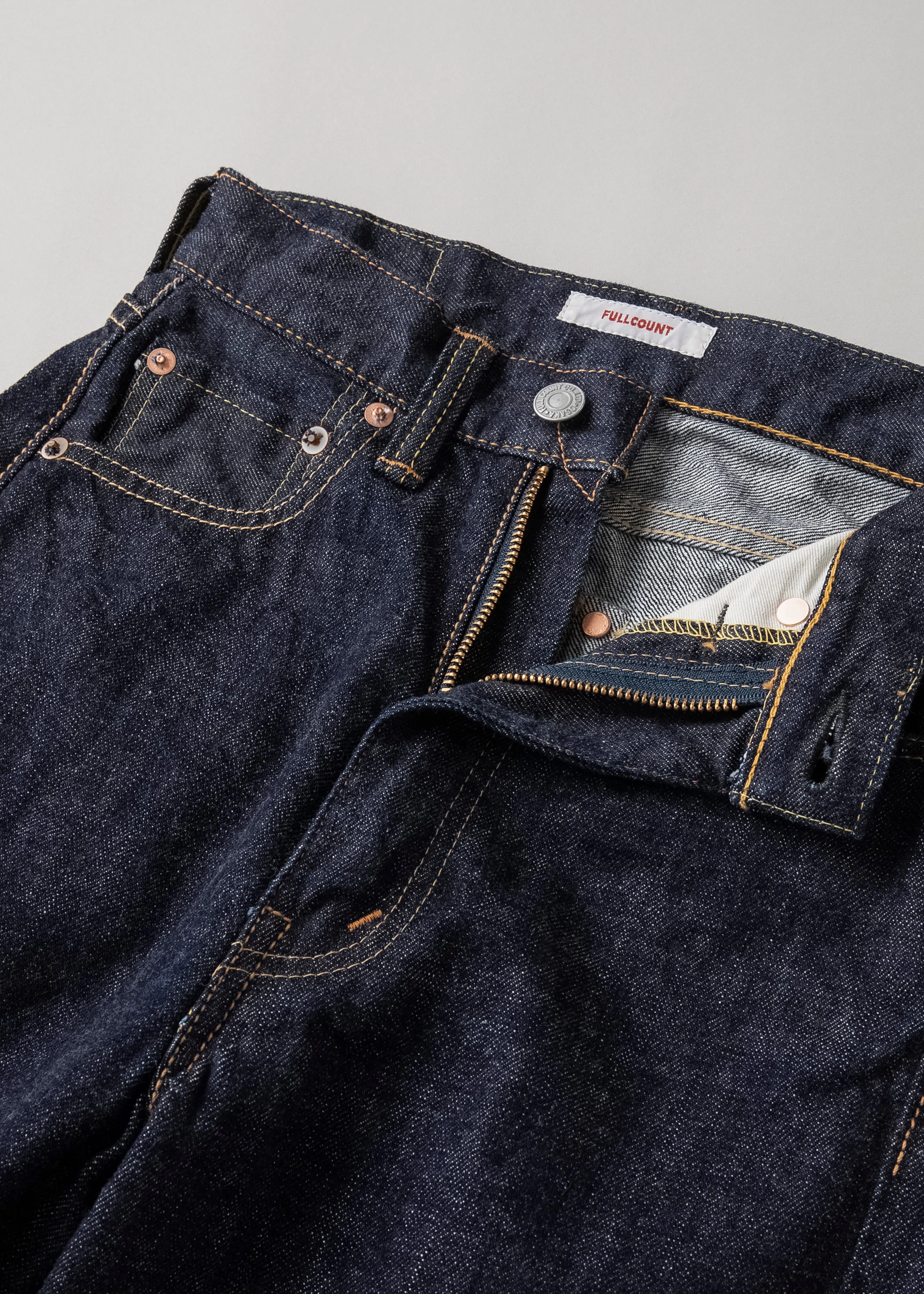 0107 - Womens Wide Straight “MONROE” Denim - sold by Full Count product image thumbnail 3