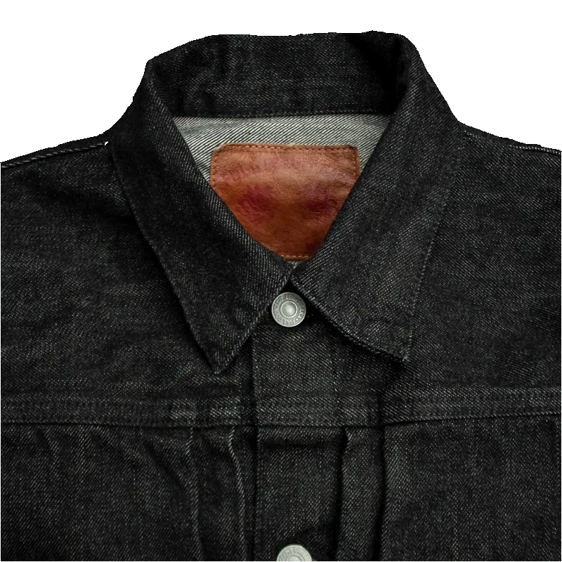 2102BK - Type 2 Black Denim Jacket - sold by Full Count product image thumbnail 3