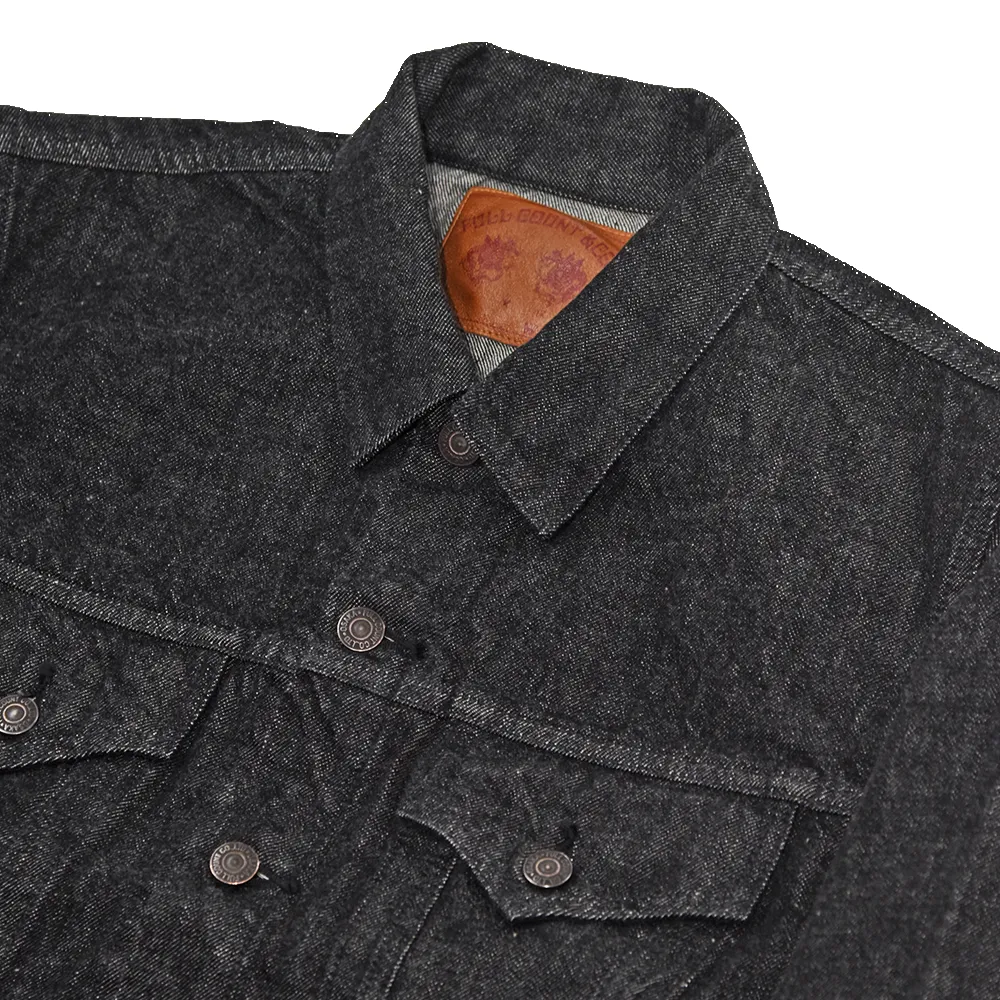 2101BK - Type 3 Black Denim Jacket - sold by Full Count product image thumbnail 2