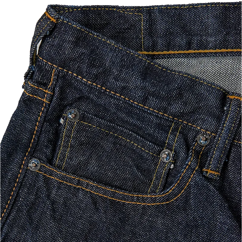 1103 - Clean Straight Denim - sold by Full Count product image thumbnail 3