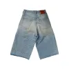[2025SS] G14FC102 - Switching Denim Wide Bermuda Pants - sold by Full Count