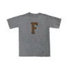 [2025SS] 5501PT - Heather Grey T Shirt "F" sold by Full Count