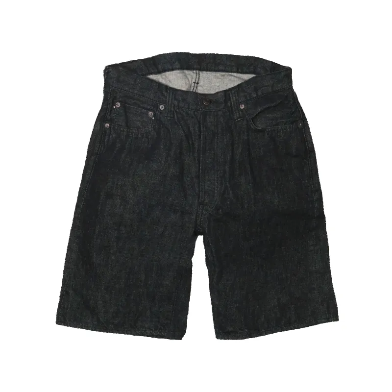 [2025SS] 1904BK - 5 Pocket Black Denim Shorts - sold by Full Count