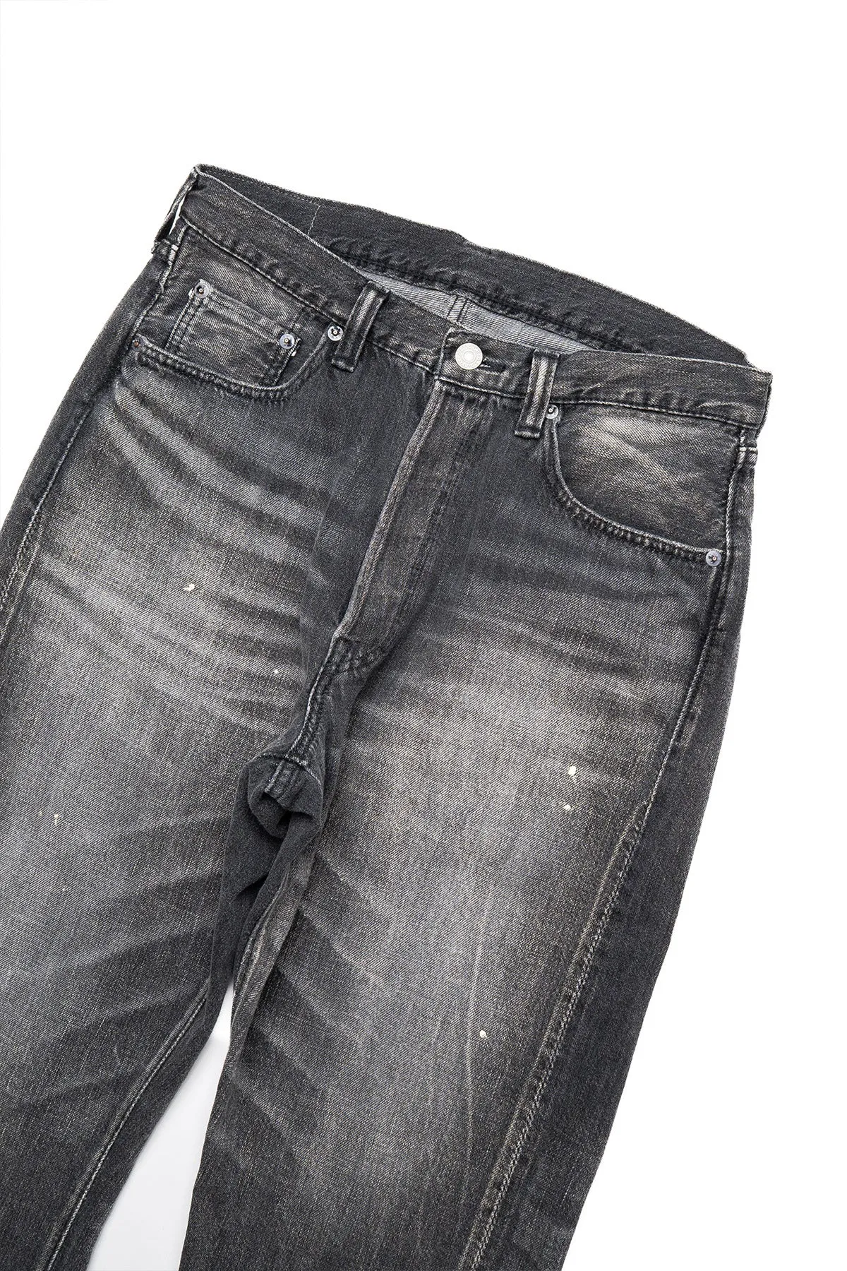 0105BKSSHW-BIG Wide Black Selvedge Denim (Super Smooth) Dartford sold by Full Count product image thumbnail 3