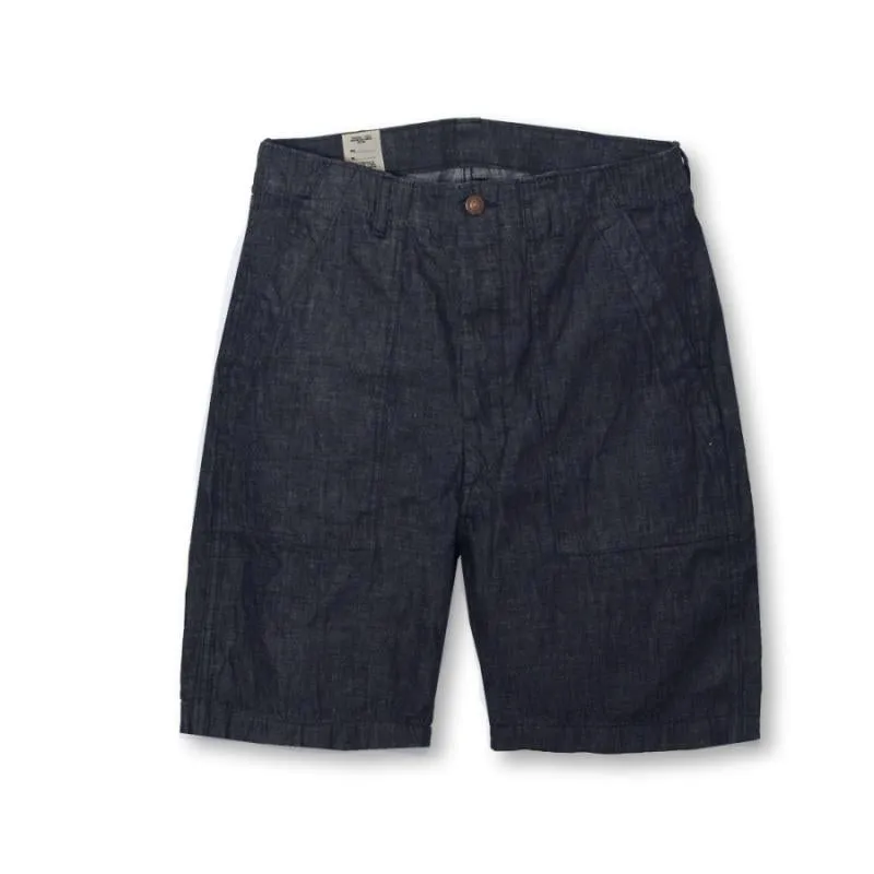 1907-24B Denim Utility Shorts sold by Full Count